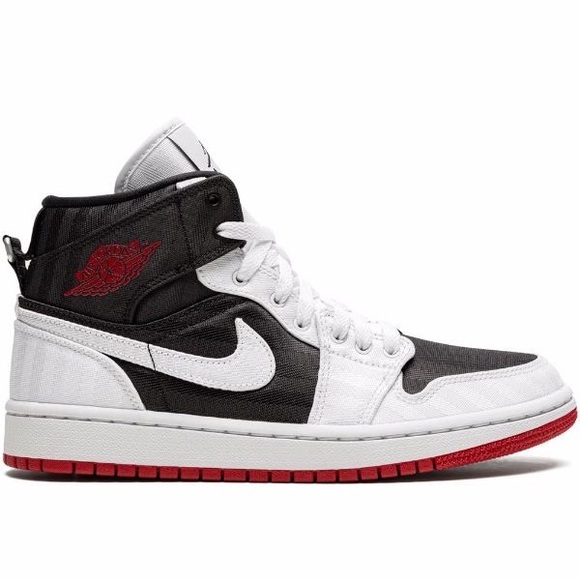 Air Jordan 1 Mid SE Utility "White/Black/Gym Red" sneakers Women - Picture 1 of 4